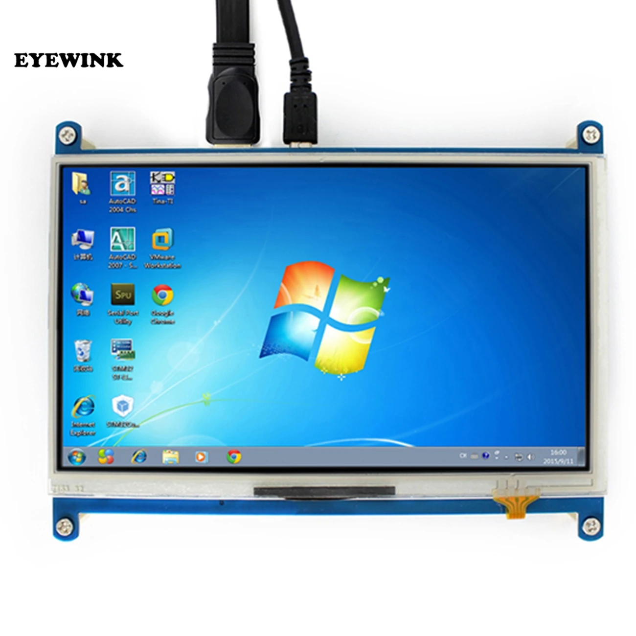 7 дюймовый сенсорный экран для Raspberry pi 1024*600 с сопротивлением HDMI интерфас