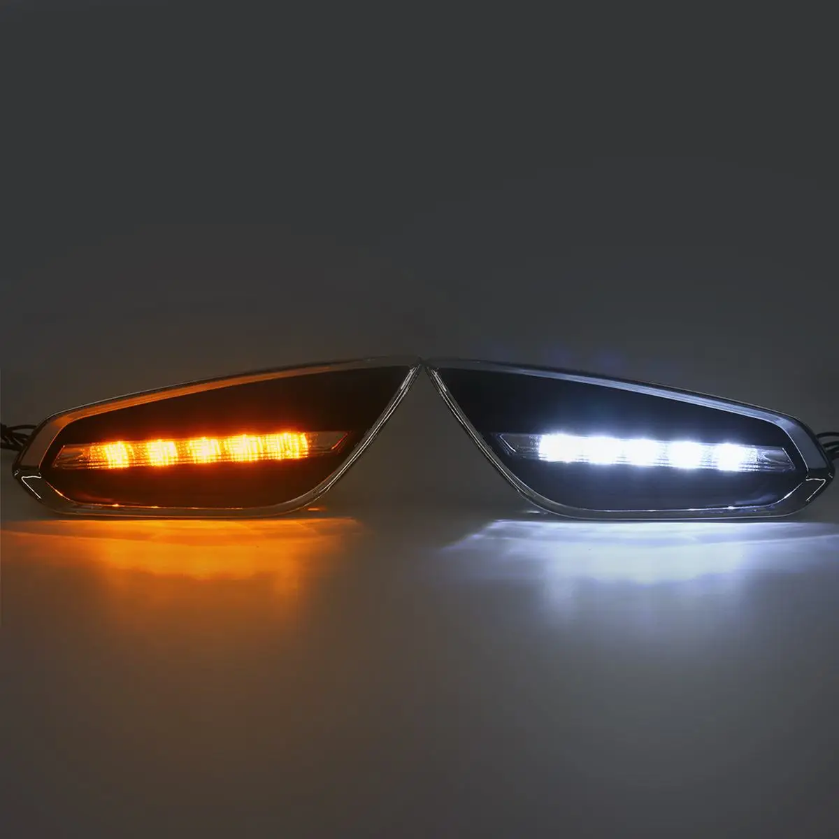 Светодиодные Drl для Volvo S60 V60 2011-2013 дневные ходовые огни переднего бампера для вождения противотуманных фар дневного света DRL сигнал поворота