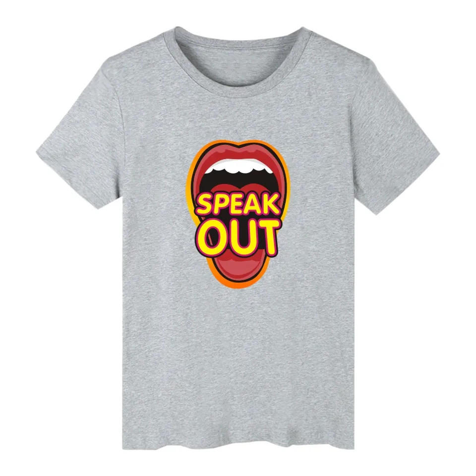 Лидер продаж черная хлопковая футболка с короткими рукавами и надписью Game Speak Out