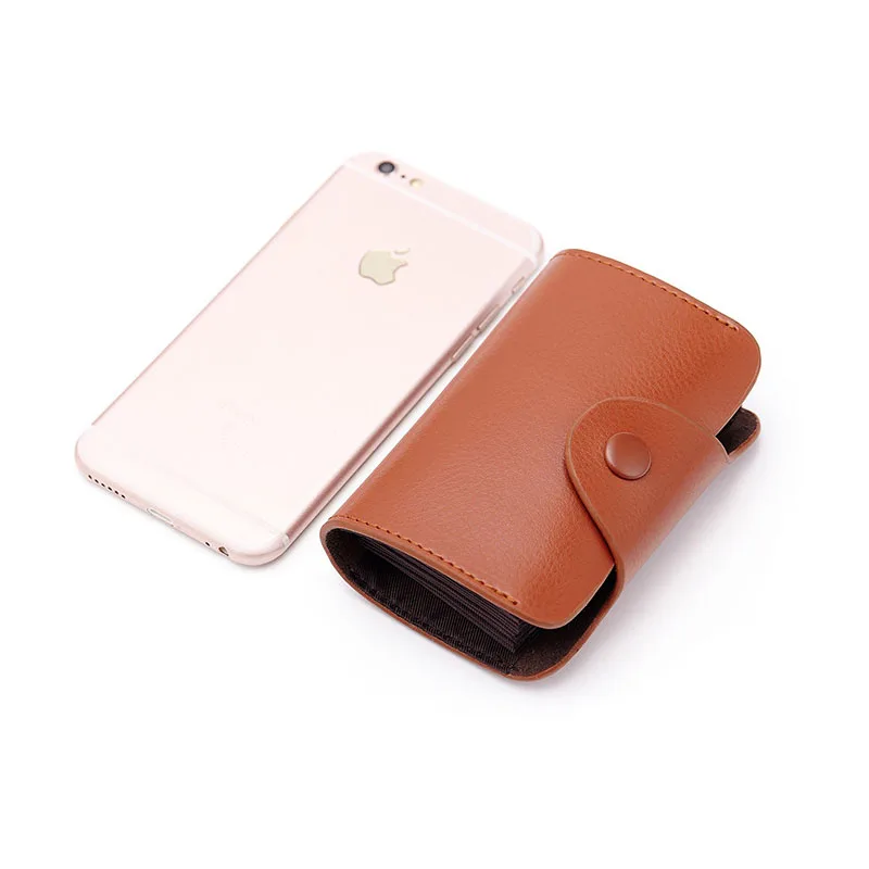 Кошелек унисекс из натуральной кожи держатель для кредитных карт Женский