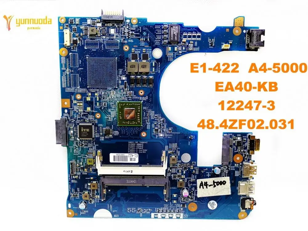 Оригинальный Для ACER E1 422 Материнская плата ноутбука A4 5000 EA40 KB 12247 3 48.4ZF02.031