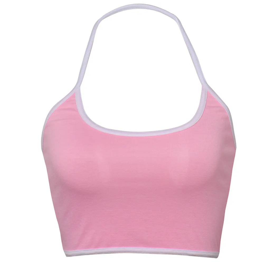 Лето 2017 г. пикантные Для женщин Топики женские укороченные одежда Бюстгальтер Crop