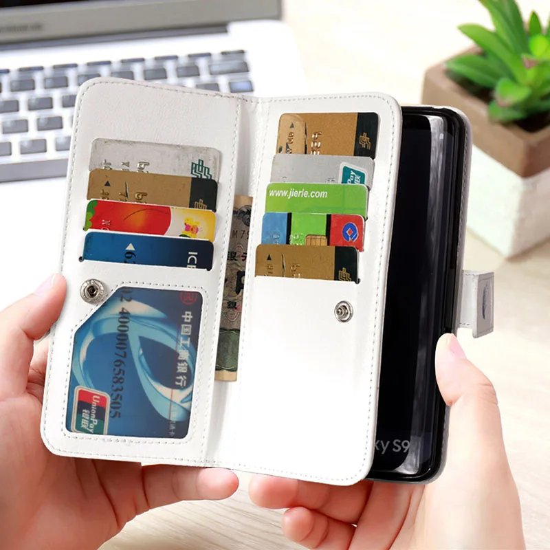 Кожаный чехол-книжка с подставкой для Samsung Galaxy S3 S4 S5 S6 S7 Edge S6Edge S7Edge чехол сотового
