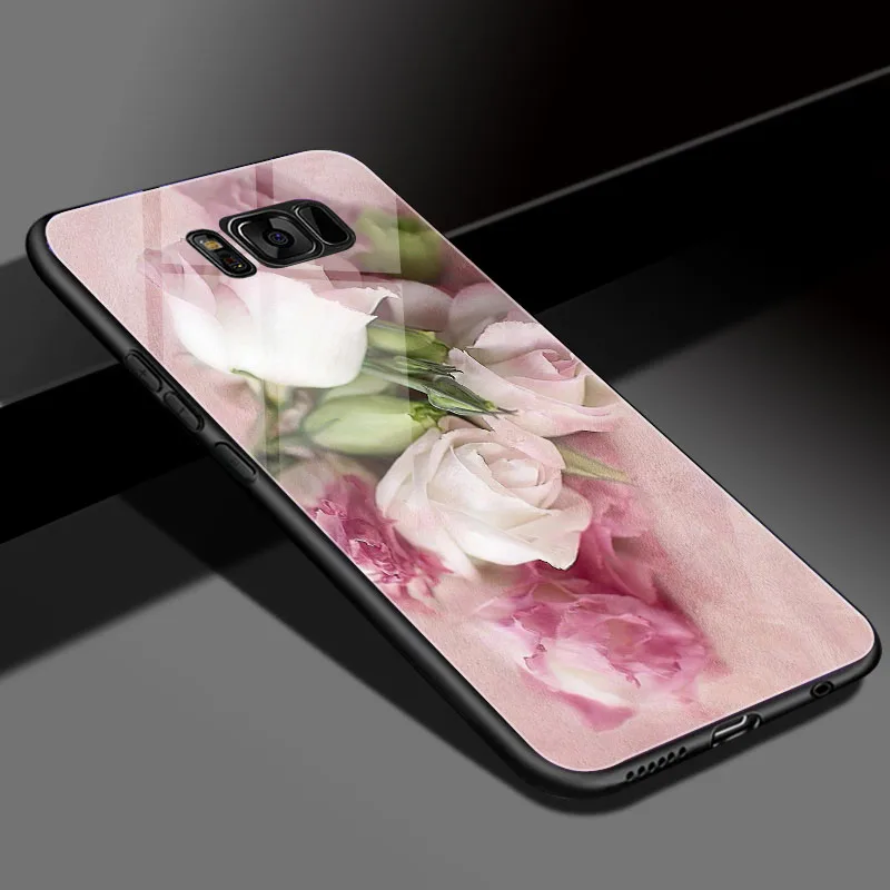 DIY фото по индивидуальному заказу чехол для телефона для samsung Galaxy S8 S9 закаленное Стекло чехол samsung Galaxy A6 A6Plus A7 j3 J5 J7 j530