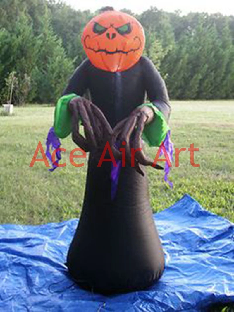 

Air blown Inflatables Giant Beckoning Reaper Halloween Decoration