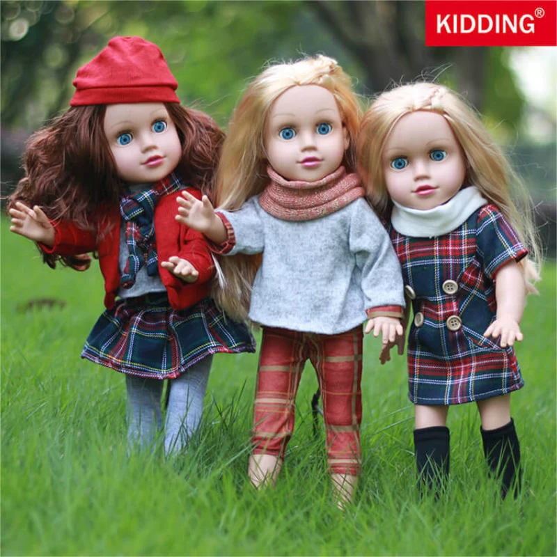 

18inch/45cm Baby Girl Doll Toys with Clothes Handmade Reborn Doll Newborn Baby Toys with Soft Body for Girls Birthday Gifts
