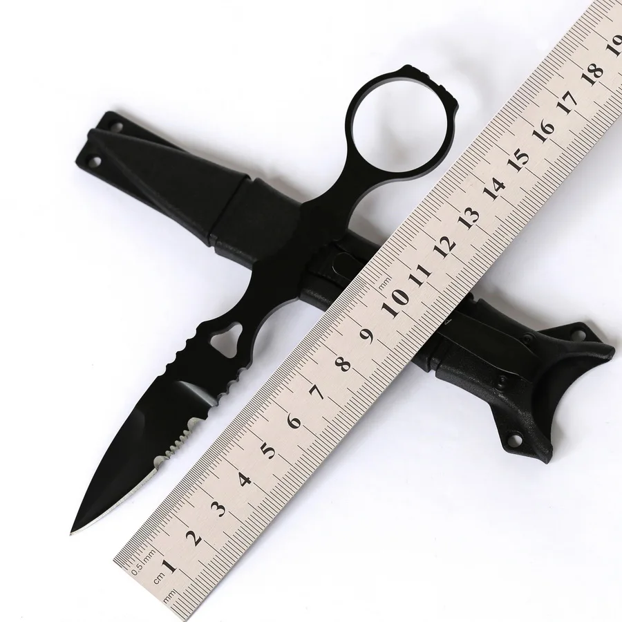 Karambit фиксированный нож D2 стальной открытый Охотничий Тактический карманный