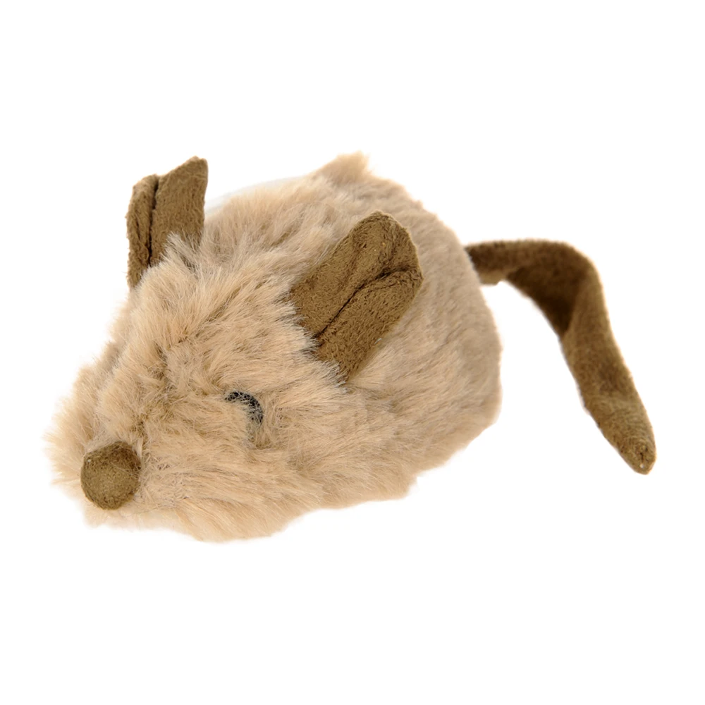 Игрушка для домашних животных HOOPET, плюшевая электронная мышь, пищащая игрушка, котенок, игрушка для кошек, игрушка для жевания, Интерактивная игрушка для котенка, собаки, чихуахуа