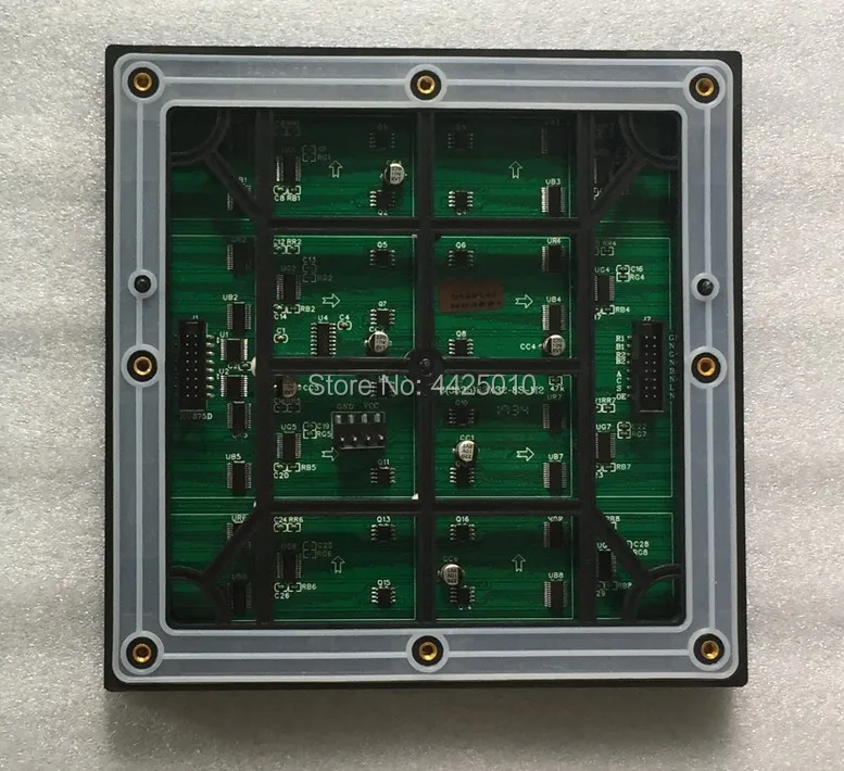 Уличный светодиодный модуль P6 HUB75 интерфейс 2727 SMD 192*192 мм IP65 с проводом|Монитор и
