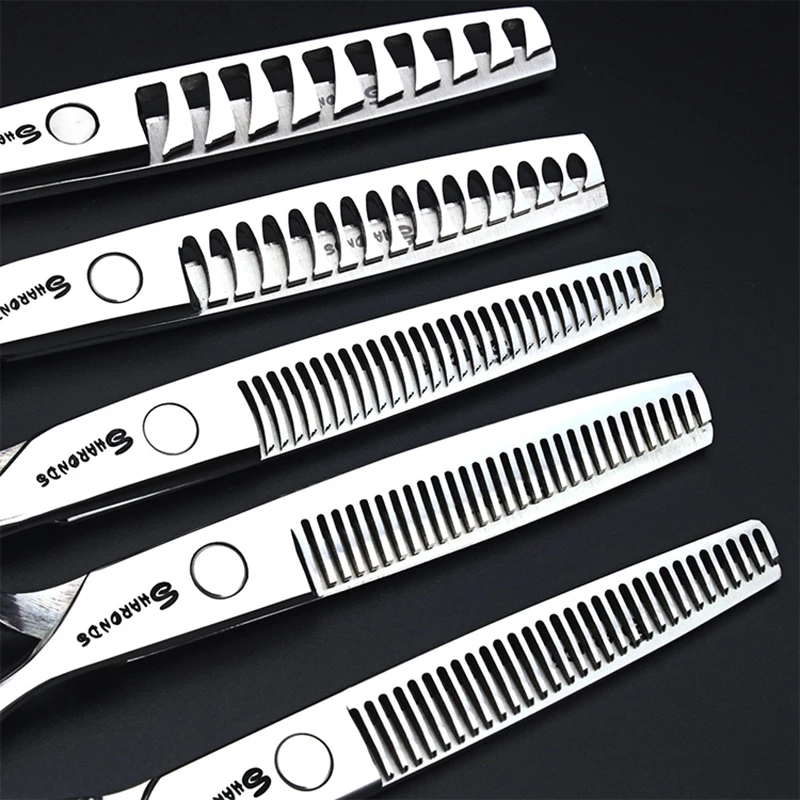 

Professional Hairdressing Thinning Scissors 6-inch Hair Salon Haircut Cutting Shears Japan 440c Hairdresser Scissors Kit Makas
