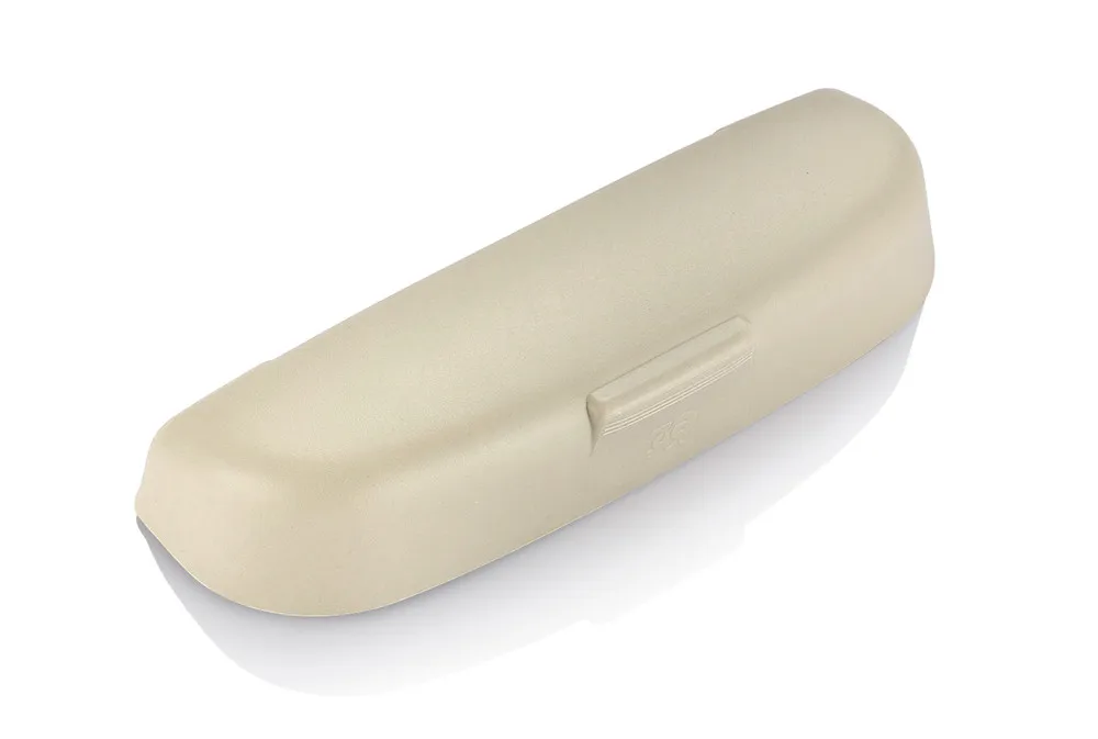 Beige Автомобильный чехол для солнцезащитных очков, держатель для очков, коробка для хранения для нового Фокуса/для классической лисы/для Toyota/для Volvo, автомобильные аксессуары - Название цвета: Beige