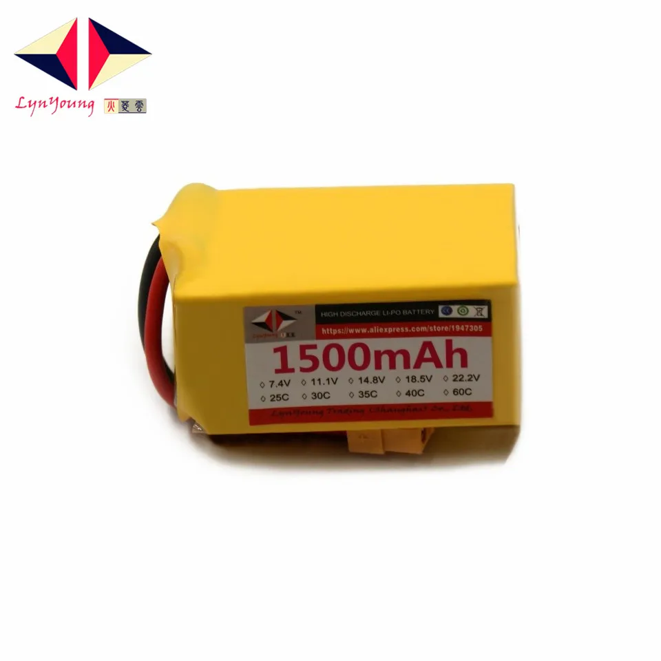 HX Lipo батарея 6S 22 2 V 1500mah 60C для радиоуправляемого дрона квадрокоптера вертолета