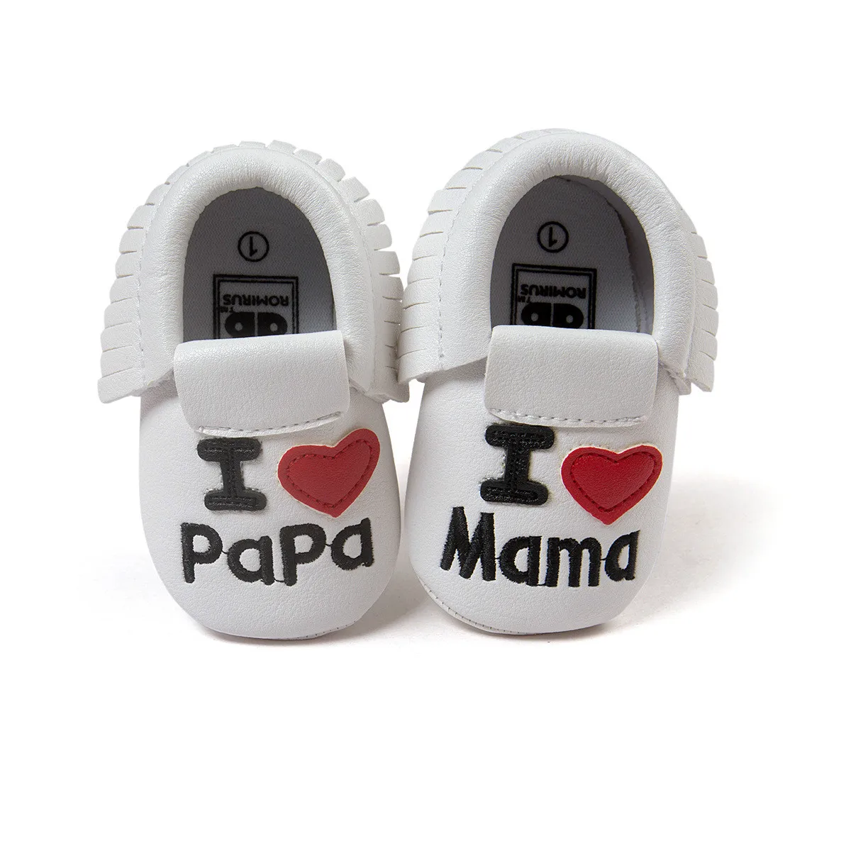 Fashion Baby girl Fringe toddler girls shoes love mama papa moccasins chaussure bebes fille zapatos nina for 0-18M |
