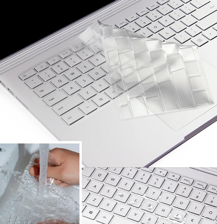 XSKN для Microsoft Surface Pro 6 5 4 3 Notebook Book 1 2 Ultra Тонкий чистый ТПУ чехол клавиатуры|keyboard film|film