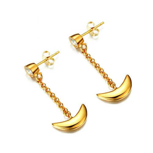 Сейлор Мун серьги стерлингового серебра 925 серьги-гвоздики в форме снежного