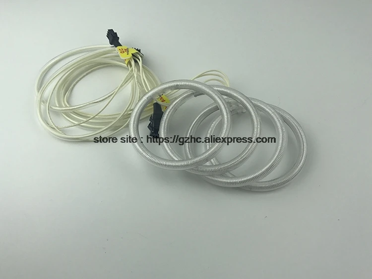 Для Volkswagen VW Touareg 2003 2004 2005 2006 ультра яркий дневной светильник DRL CCFL ангельские глазки демон глаза комплект Теплый Белый Halo Кольцо