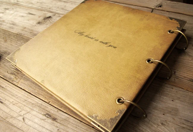 Художественный кожаный журнал (ручная работа) Instagram фотоальбом альбом/Свадебная