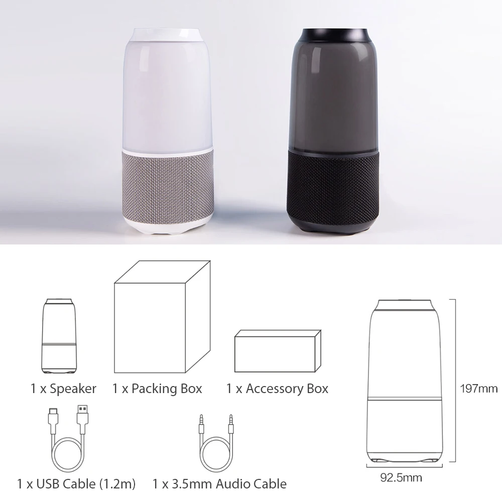Xiaomi Mijia Velev V03 беспроводной Bluetooth динамик RGB настольная лампа динамик IPX6 Водонепроницаемый умный светодиодный светильник музыкальный плеер аудио