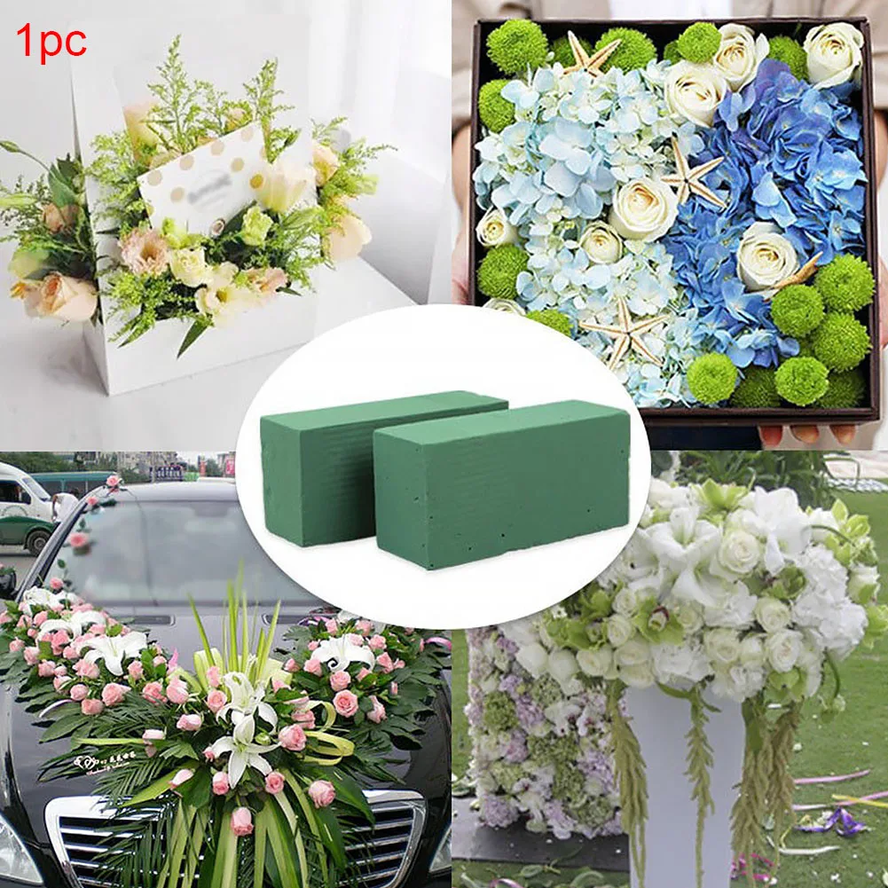Цветочный флорист DIY кубики из пенополистирола дисплей зеленый для свежий