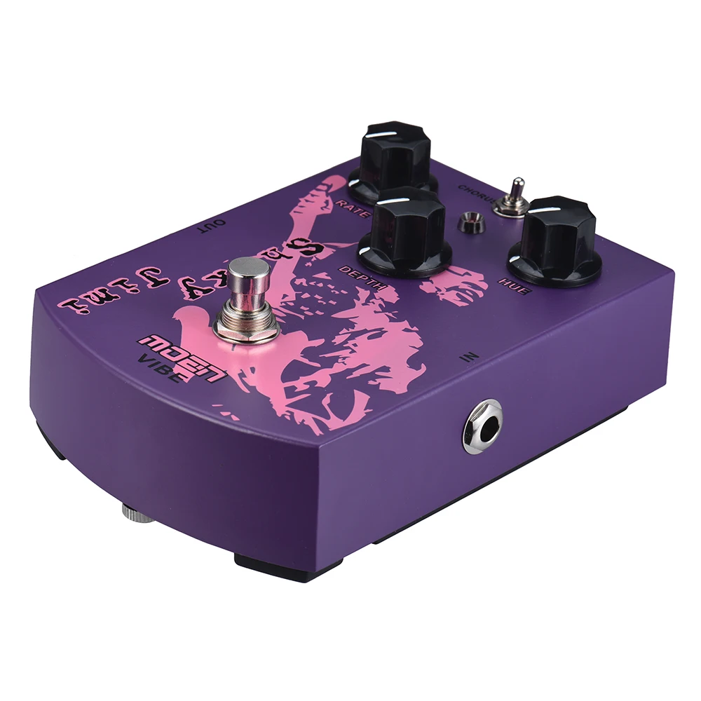 MOEN MO-VB Shaky Jimi Vibrato хор гитары педаль эффектов True Bypass корпус из алюминиевого сплава с светодиодный светильник