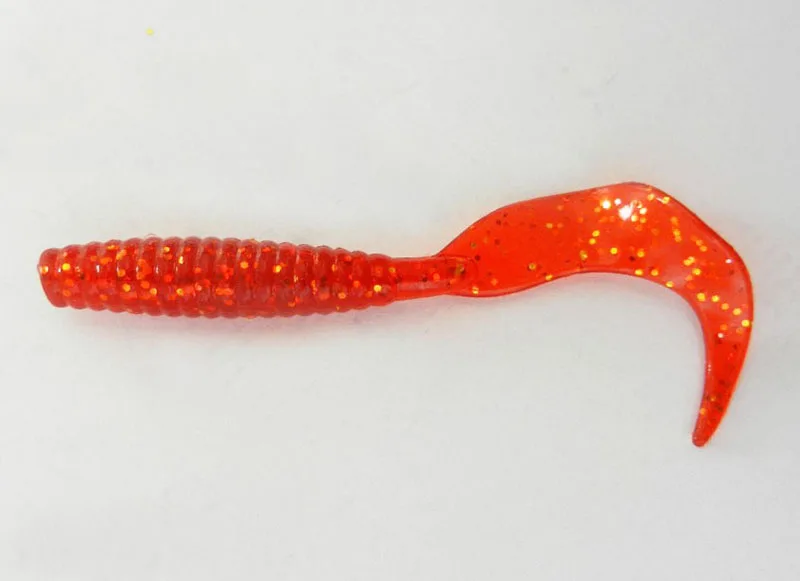 10pcs/lot Soft PVC Material 1.8g 6.5cm Curly Tail Fish Lure Bait Carp Fishing Tackle | Спорт и развлечения
