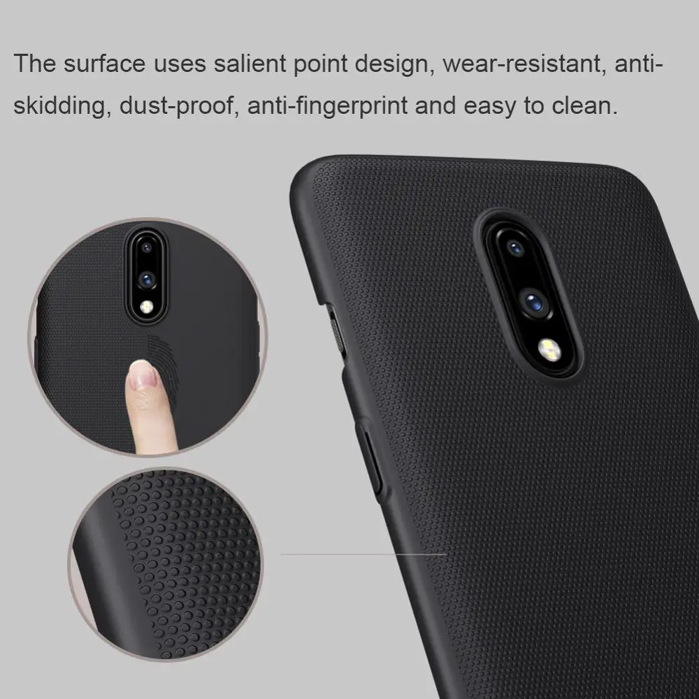 Oneplus 7 case armor cover 6 41&quot Nillkin shockproof for frosted shield hard plastic coque etui 360 on | Мобильные телефоны и
