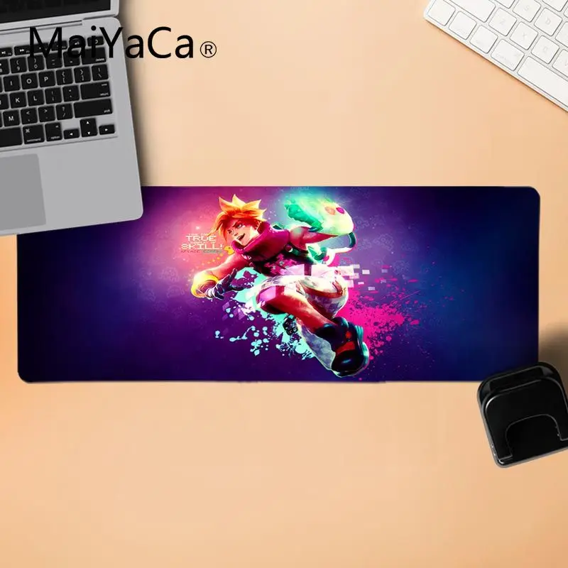 LockEdge 30X90cm MaiYaCa горячие продажи Аркада Ezreal Лига Легенд анти-скольжения прочный силиконовый Computermats прочный резиновый коврик для мыши Pad - Цвет: LockEdge 30X90cm