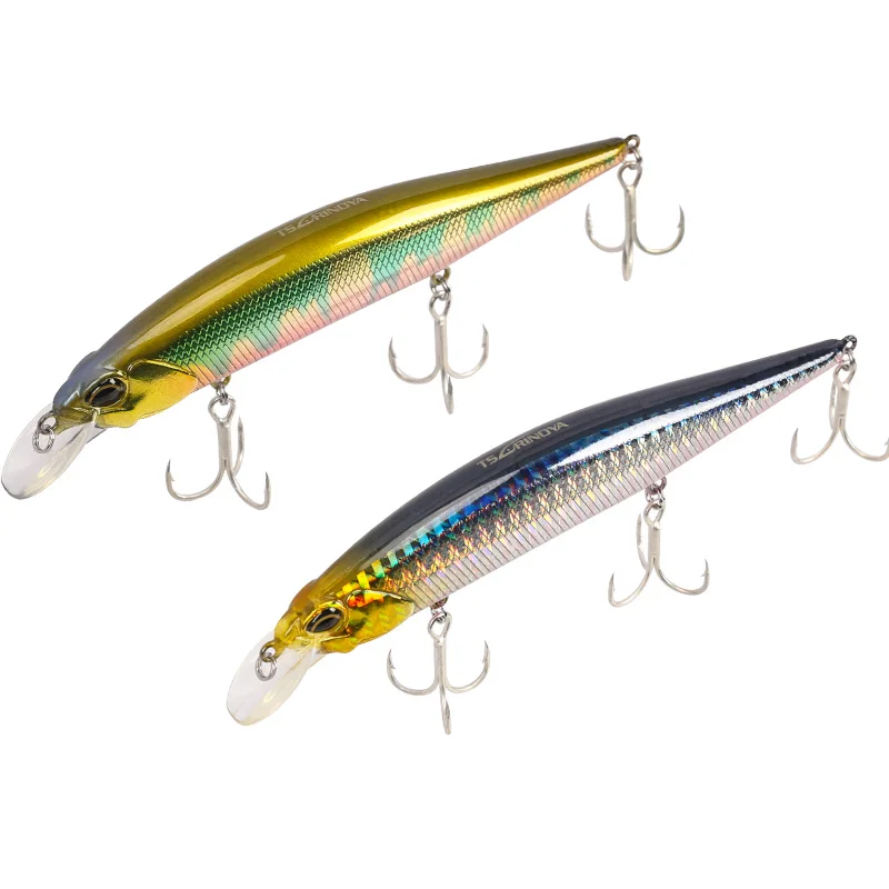 TSURINOYA Minnow рыболовные приманки, 1 шт., 19,5 г, 120 мм, глубина 1,5 м, подвесная приманка, плавающая приманка, воблеры, тяжелая приманка для морского окуня