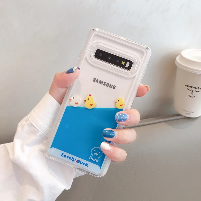 DCHZIUAN чехол для телефона samsung Galaxy S10 Plus S10E S8 S9 Plus милый мягкий силиконовый прозрачный чехол