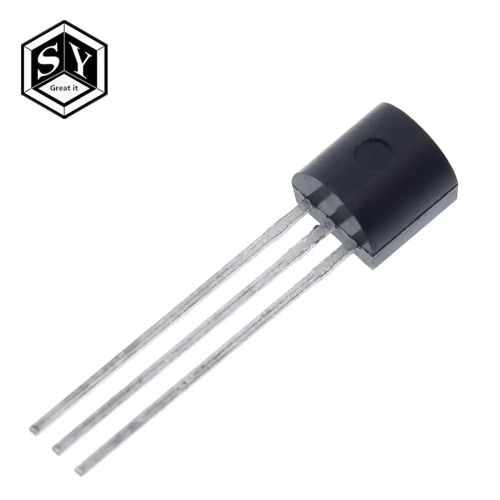 Электронный чип GREAT IT 10 шт./лот чипы DS18B20 TO 92 18B20 датчик температуры IC 18b20 сделай сам