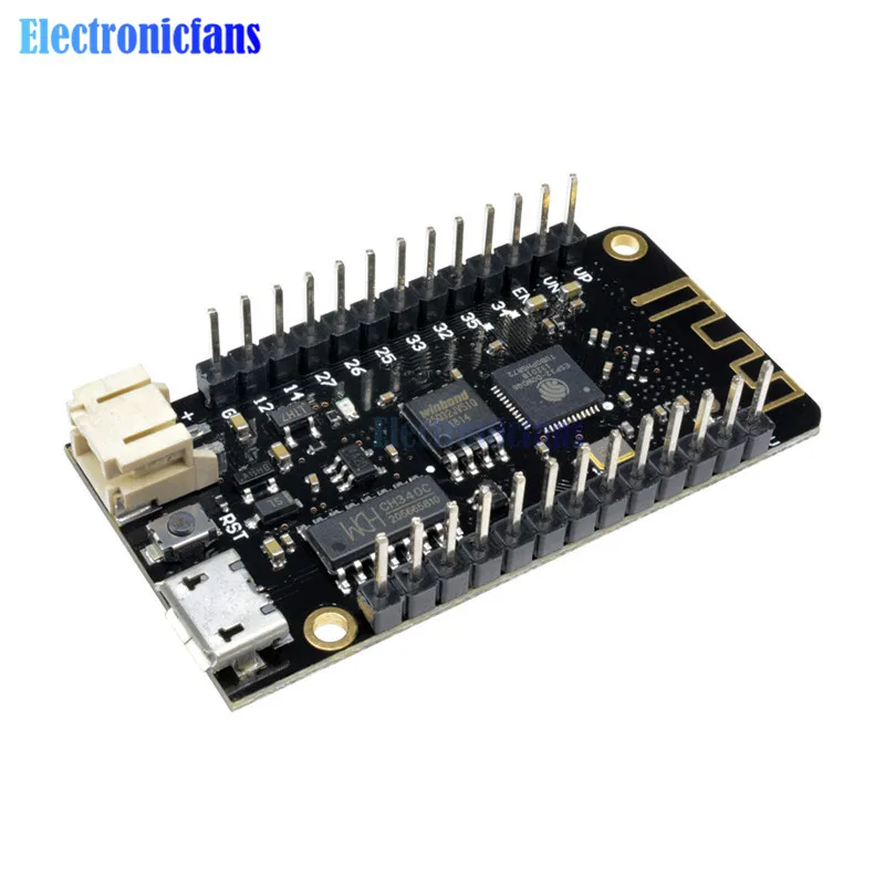 Wifi Bluetooth плата разработки антенна ESP32 ESP 32 REV1 CH340 CH340G микропитон микро USB литиевая