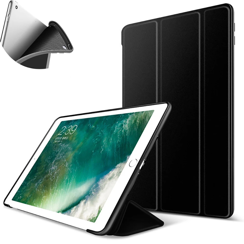 Для iPad mini 3 2 1 чехол с мягким силиконовым дном+ смарт-чехол из искусственной кожи для apple iPad 7,9 дюймов Mini3 Mini2 mini1 автоматическое Пробуждение сна