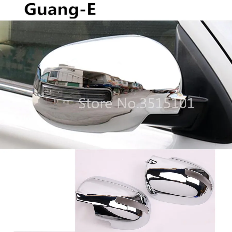 Стайлинг автомобиля ABS боковое стекло заднего вида накладка на зеркало 2 шт. для
