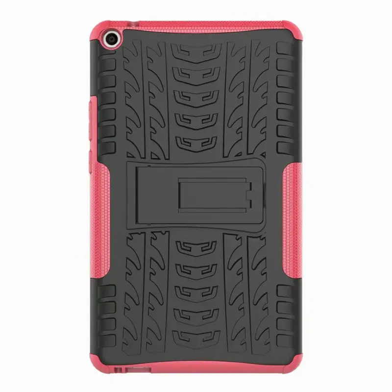 Rose Чехол для huawei Mediapad T3, 8 дюймов, KOB-L09, KOB-W09, Honor Play Pad, 2, 8 дюймов, чехол, сверхпрочный, 2 в 1, гибридный, ТПУ, силиконовый, ПК, чехол - Цвет: Rose