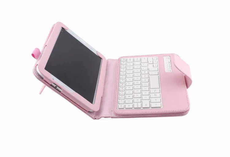 Съемный беспроводной Чехол подставка из искусственной кожи с Bluetooth для