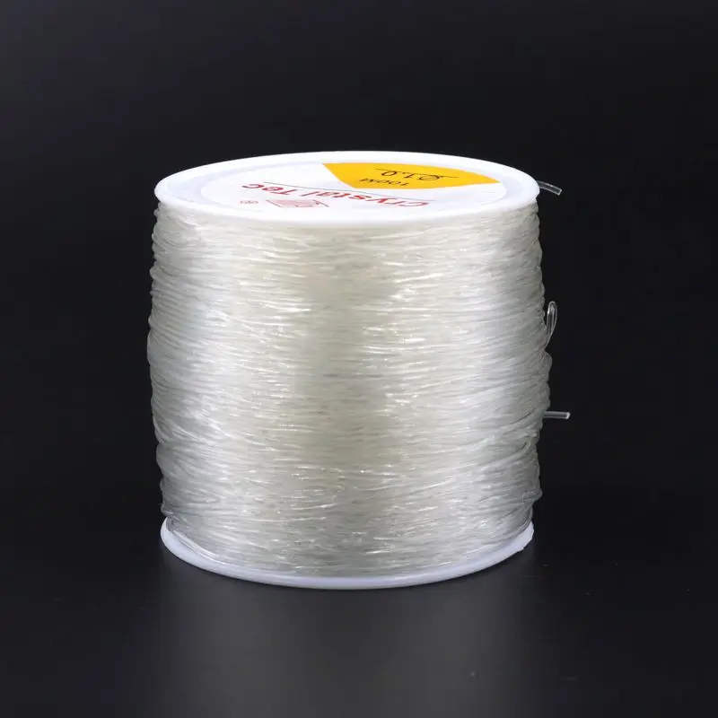 

100yd 0.5 0.8 1mm High Elastic Beading Cord String Crystal Thread for Jewelry Making DIY Necklace Bracelet Accessories Wholesale