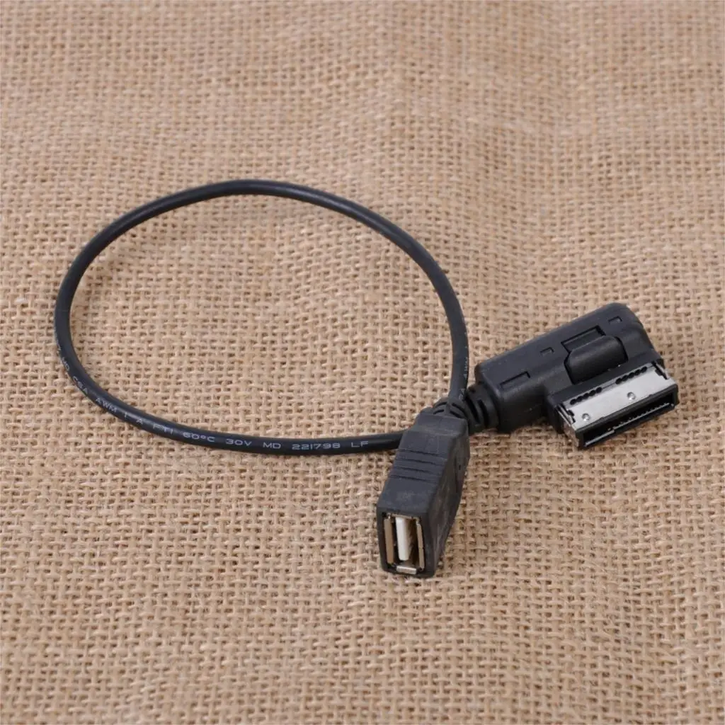 Новинка черный музыкальный mp3-плеер DWCX медиаплеер AMI MMI MDI AUX/USB Кабель-адаптер