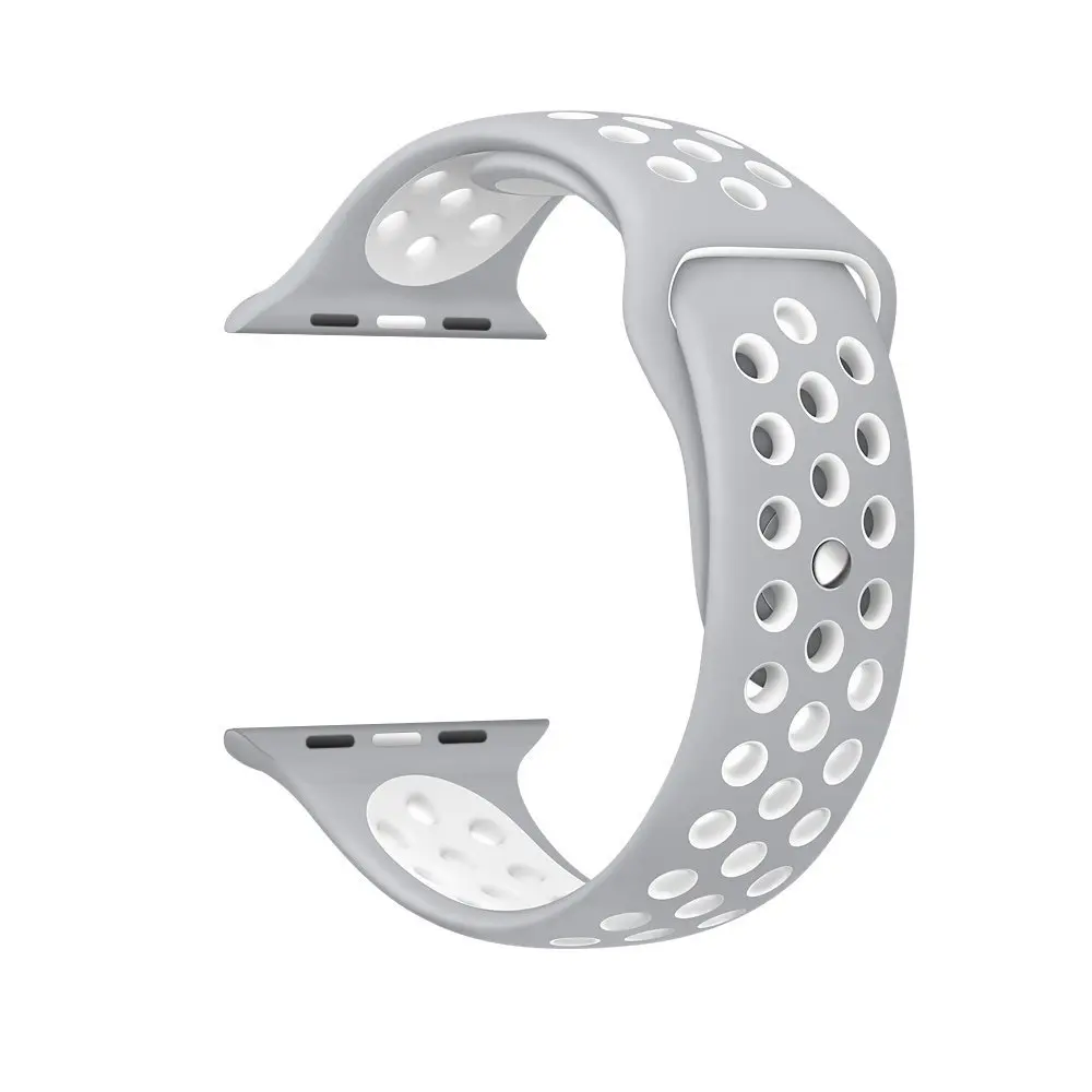 2019 BUMVOR ремешок для часов Lemse Sport 44/40 мм силиконовый спортивный Apple Watch Nike 42/38 iwatch Series1