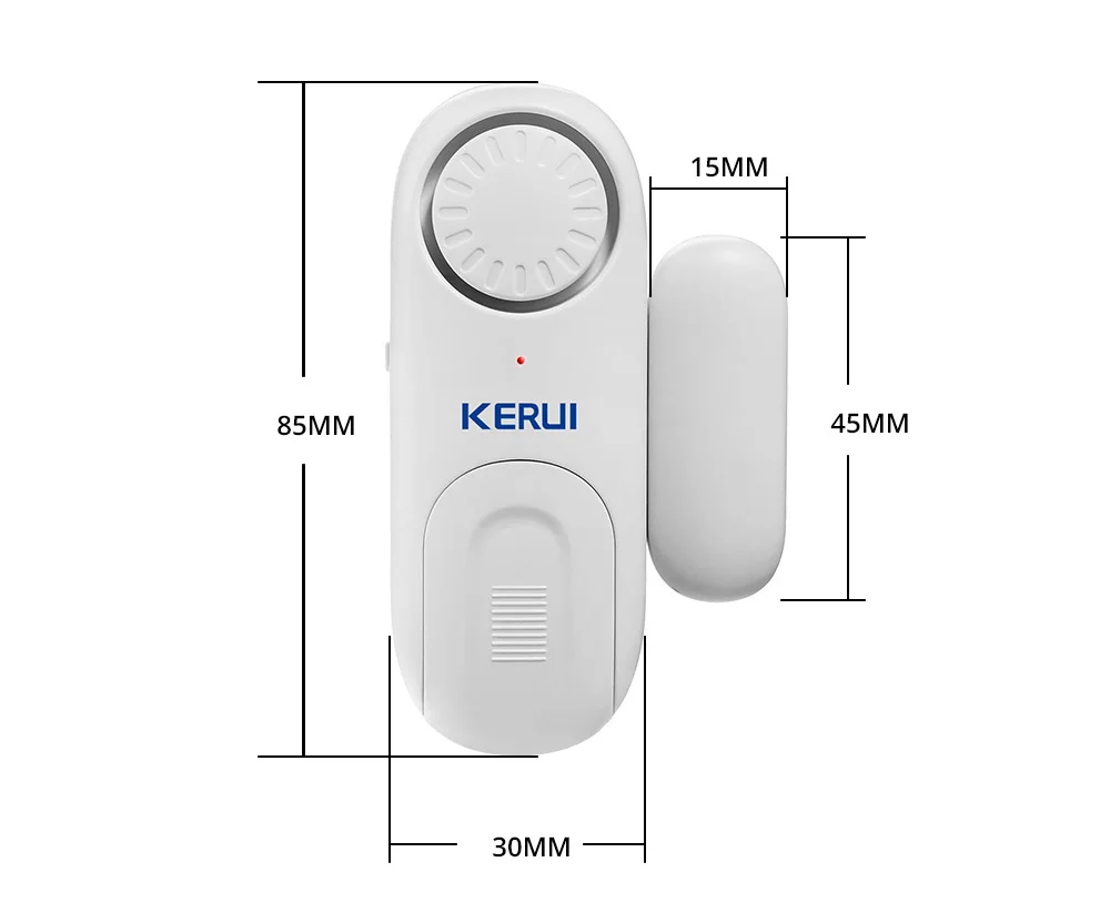 KERUI D1 Беспроводная независимая дверь магнитная маленькая Изолированная дверь датчик окна Сигнализация домашняя Автоматизация охранная сигнализация