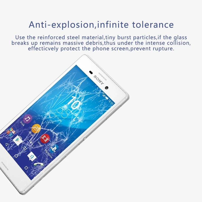 D2033 закаленное стекло для Sony Xperia Z1 Z2 Z3 Z4 Z5 Compact Premium E3 D2203 E4 E4G E5 Защитная пленка