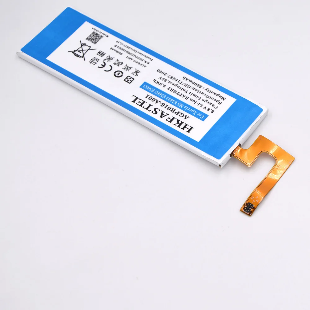 HKFASTEL Новый AGPB016 A001 оригинальный аккумулятор мобильного телефона для Sony Xperia M5 E5633