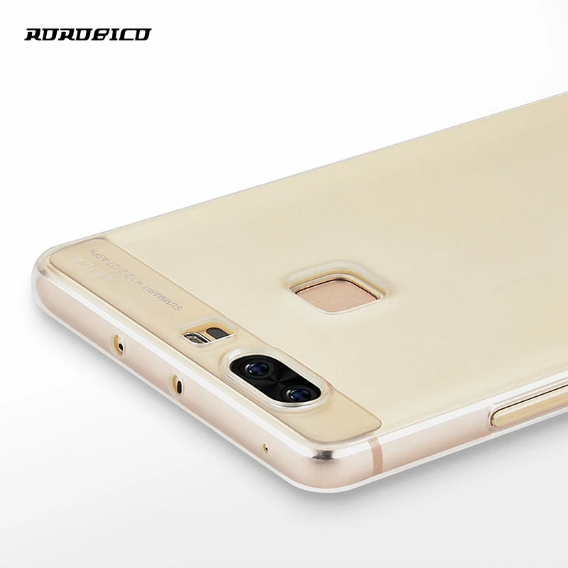 ROROBICO Ultra Thin Soft transparent TPU Silicone Case Cover For Huawei Honor 8 / Lite 9 V9 Pro 6X V8 Phone Bag |