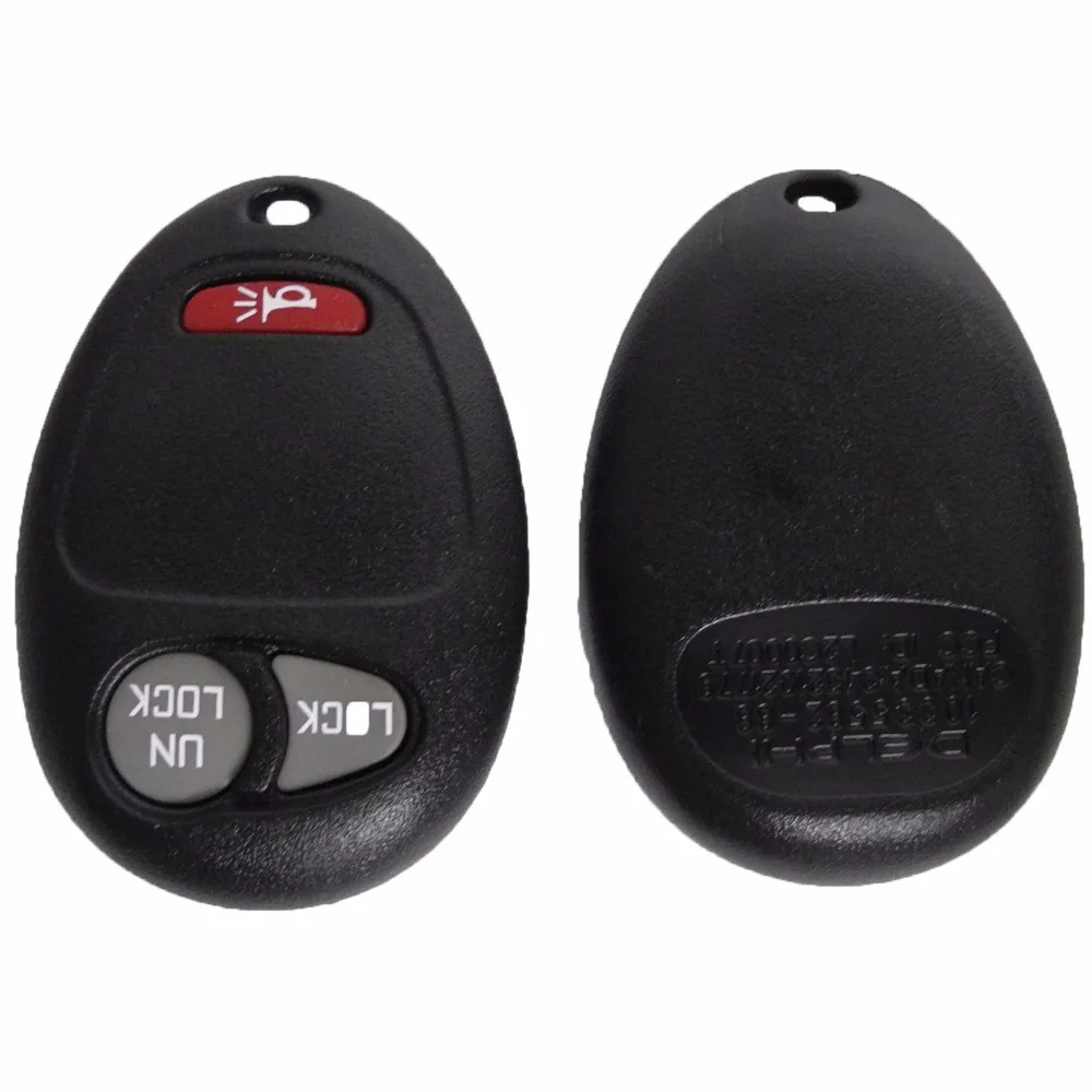 Пустой пульт дистанционного управления 3 кнопками без чипа 2 + 1 панический чехол