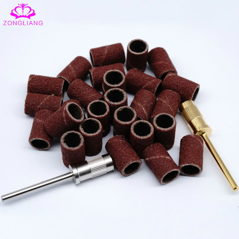 Инструменты для дизайна ногтей 100 шт. резинки 1 твердосплавные насадки аксессуары