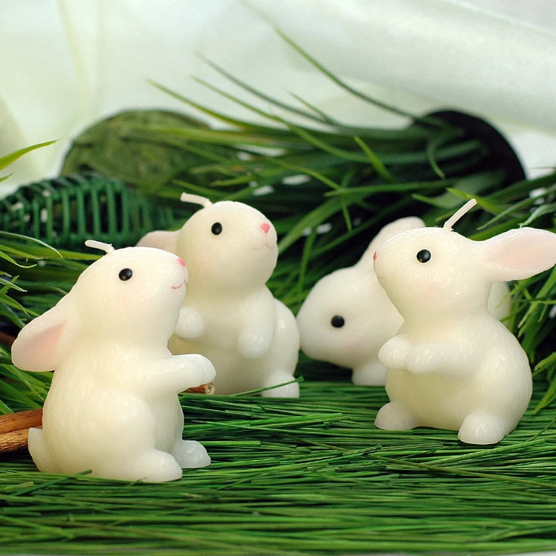 Children's Birthday Party Supplies creative birthday candles smokeless candle gifts bunny zodiac |