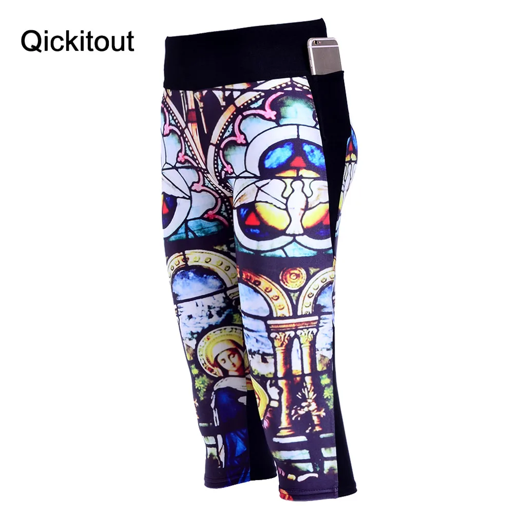 Новые пикантные Для женщин 7 точка Штаны леггинсы Faith христианской церкви
