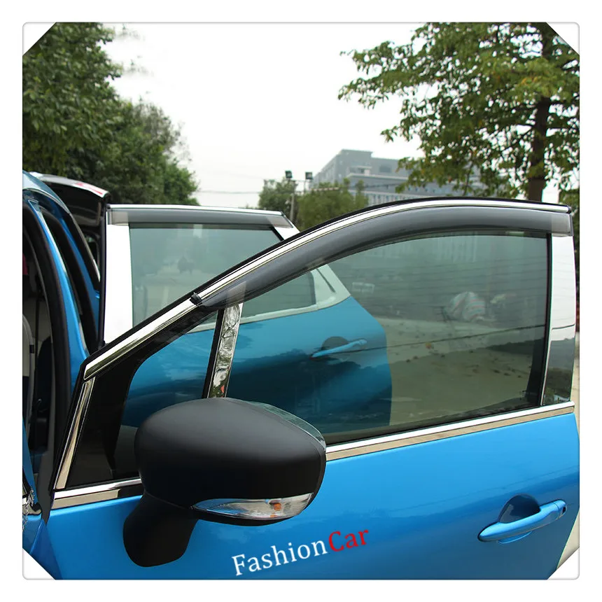 Для Renault Captur 2013 оконный козырек вентиляционный защитный козырек от солнца и дождя аксессуары для стайлинга автомобилей