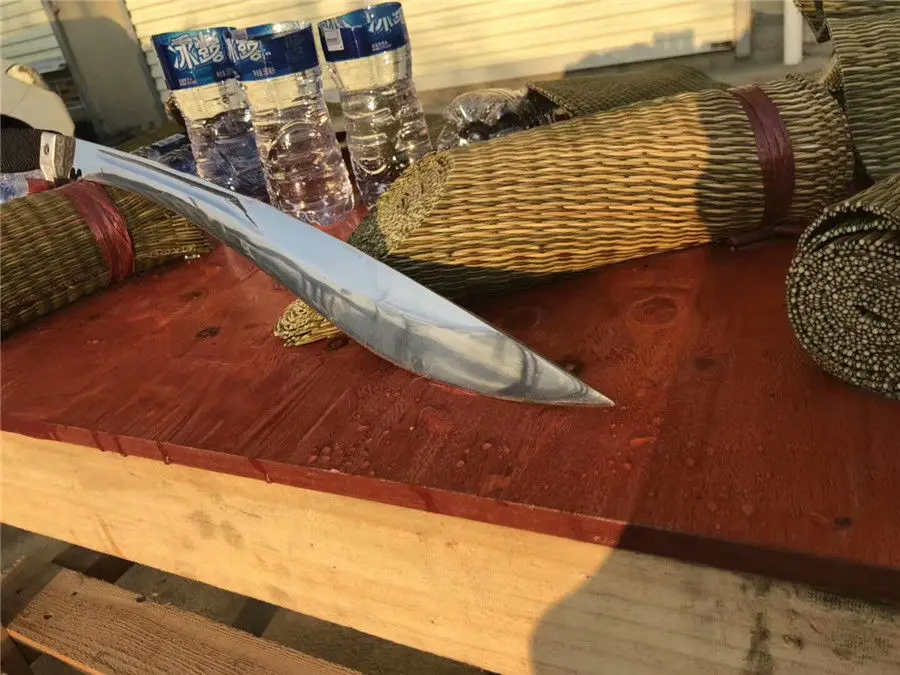 Высокое Качество Сильный открытый Broadsword DaDao острый меч Весна сталь лезвие Полный