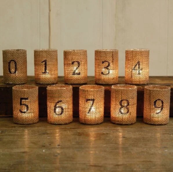 2 м/рулон натуральный джутовый Мешковина Сделай Сам гессианское украшение