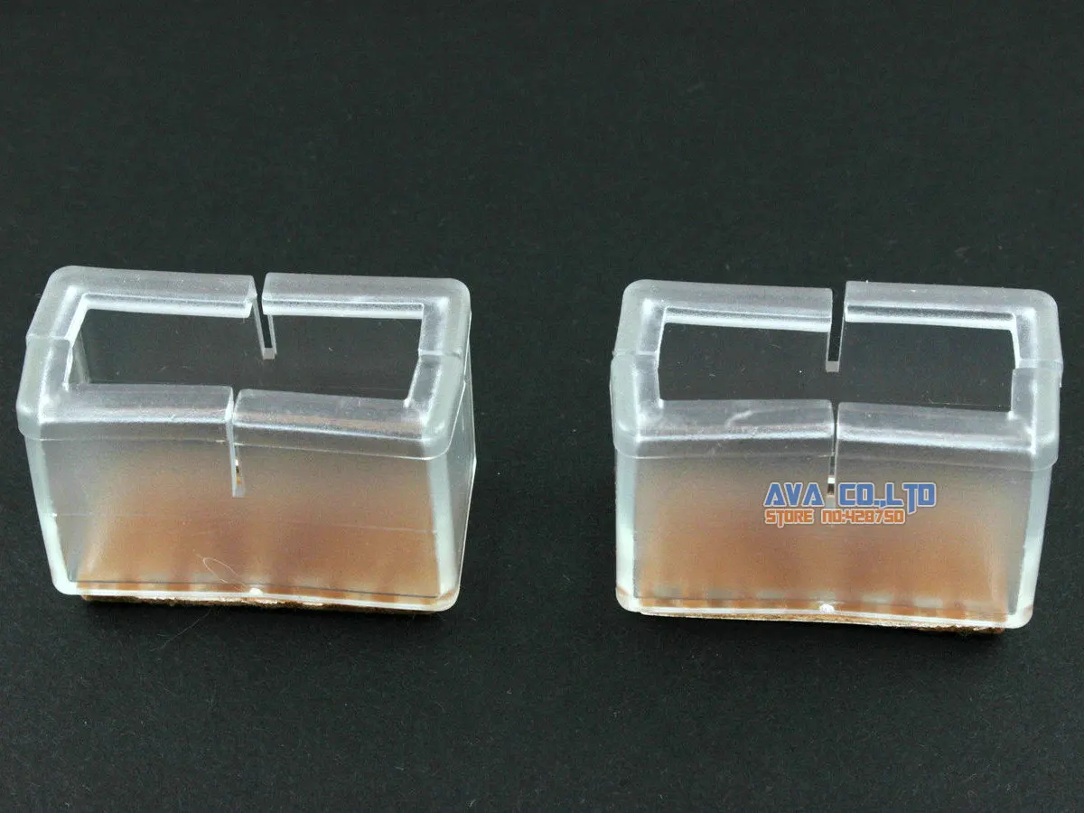 16 шт. 35*15 мм крышка для ног стула резиновая защитная накладка прямоугольное